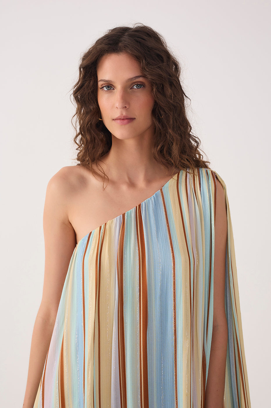 Lurex Print Listra Céu Dress_4