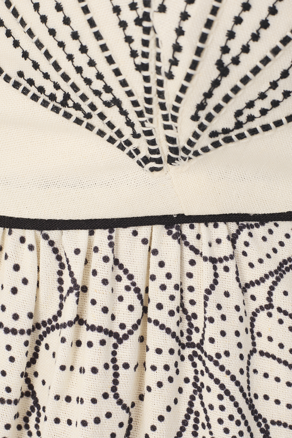 Vestido Cropped Estampa Ponto A Ponto_7