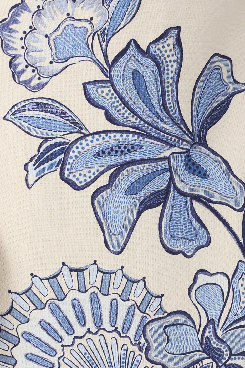 Cropped Flor Do Oceano Print Dress_8