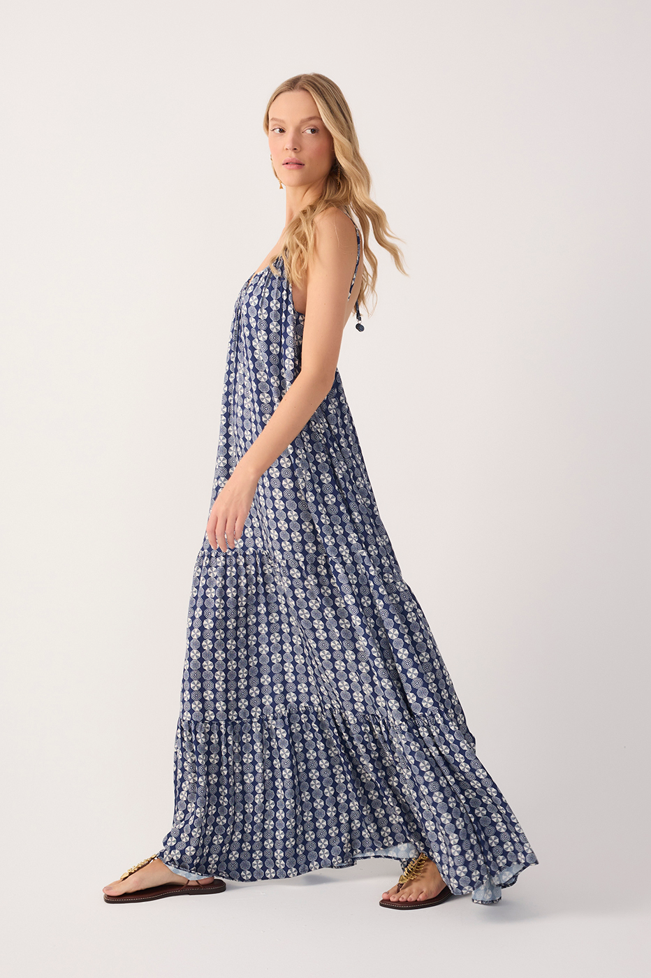 Cropped Print Guarda-sol Dress_3