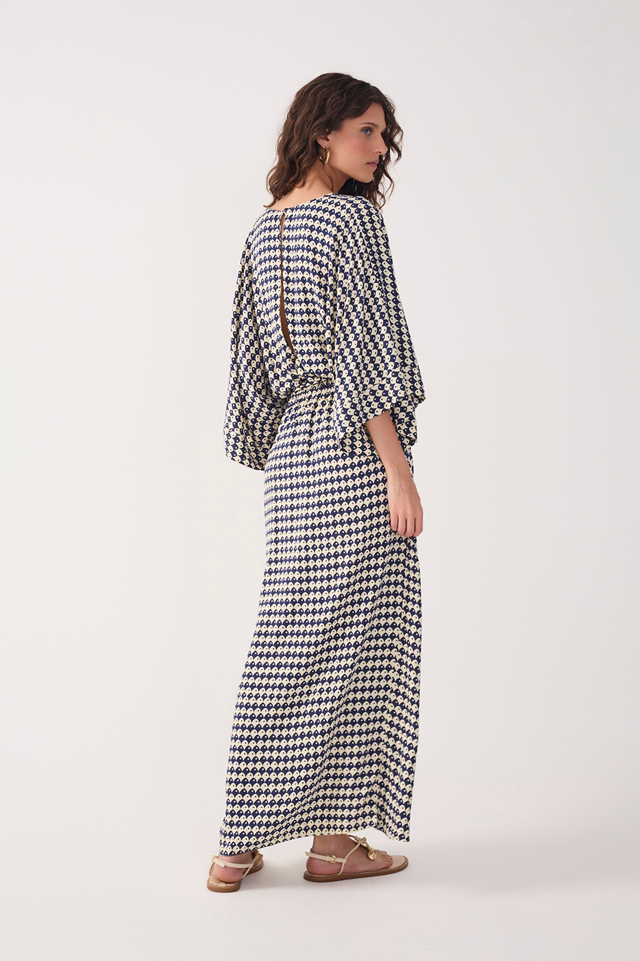 kimono sleeve wrap maxi dress Amuse Society Isle of Love - Red Print Dress - Maxi Dress