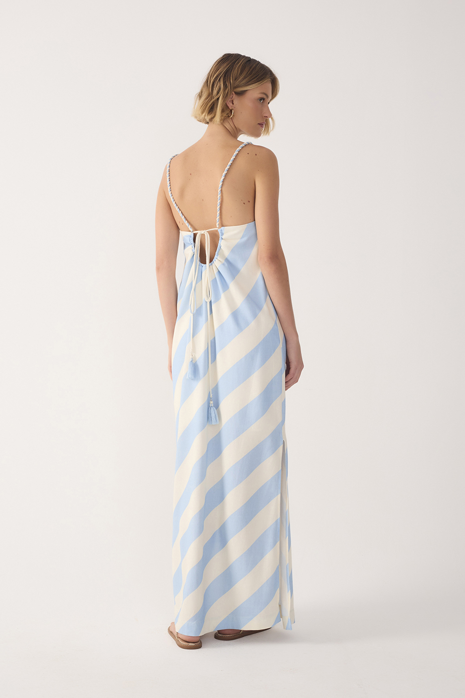 Caminho Do Mar Print Cut-Out Dress