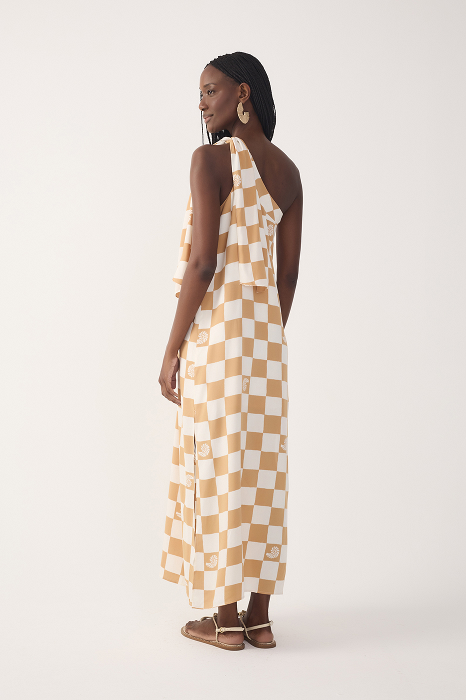 Cropped Print Jogo de Conchas Dress_6