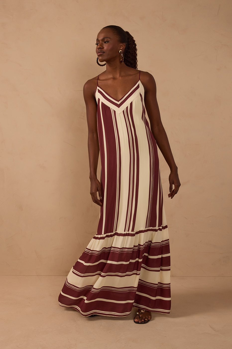 Off White Stripes Solene Cropped Dress_1