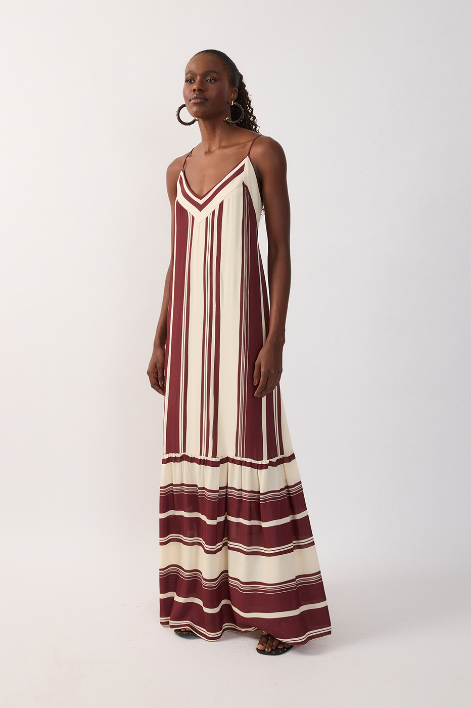 Off White Stripes Solene Cropped Dress_3