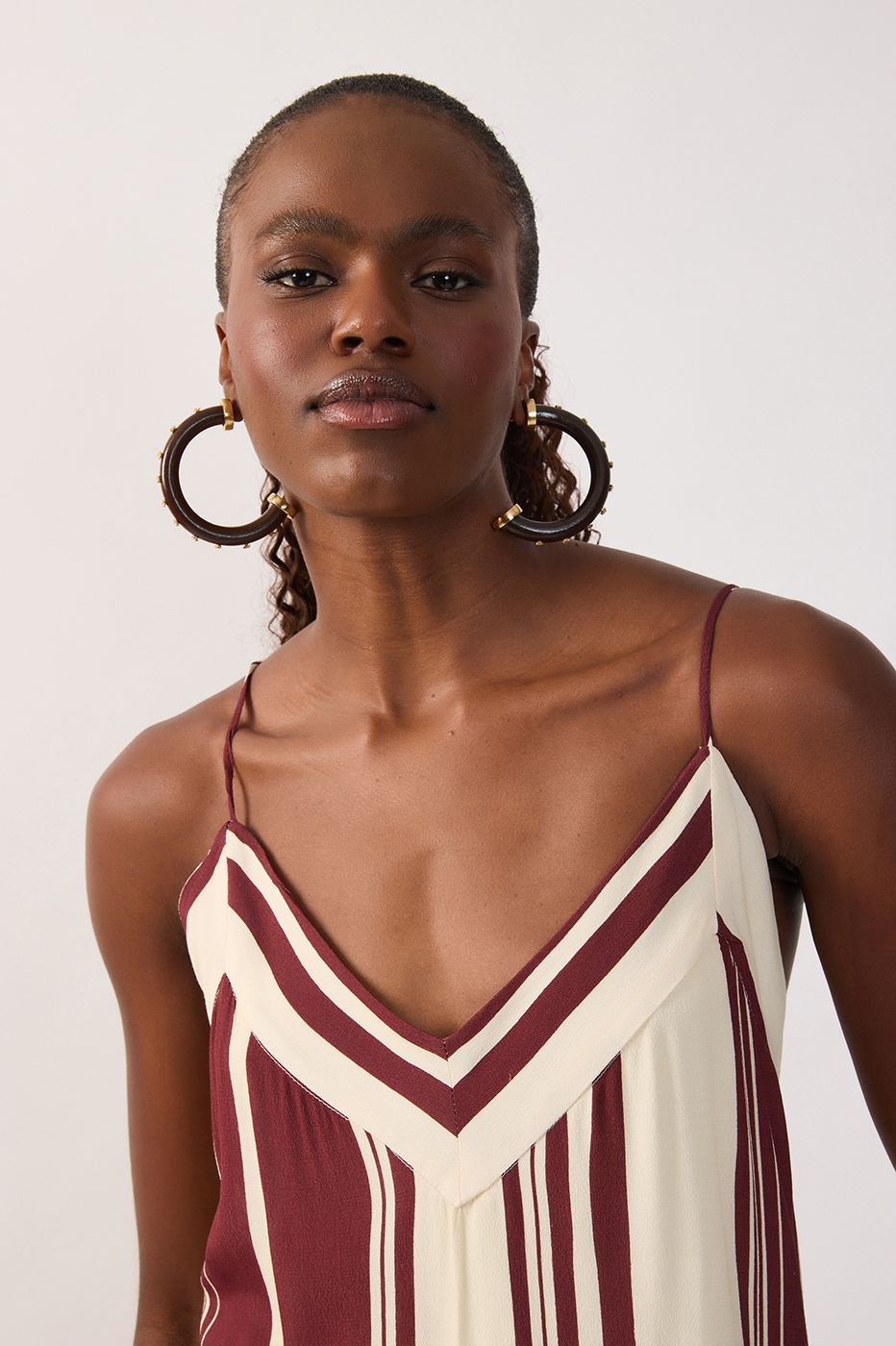 Off White Stripes Solene Cropped Dress_5