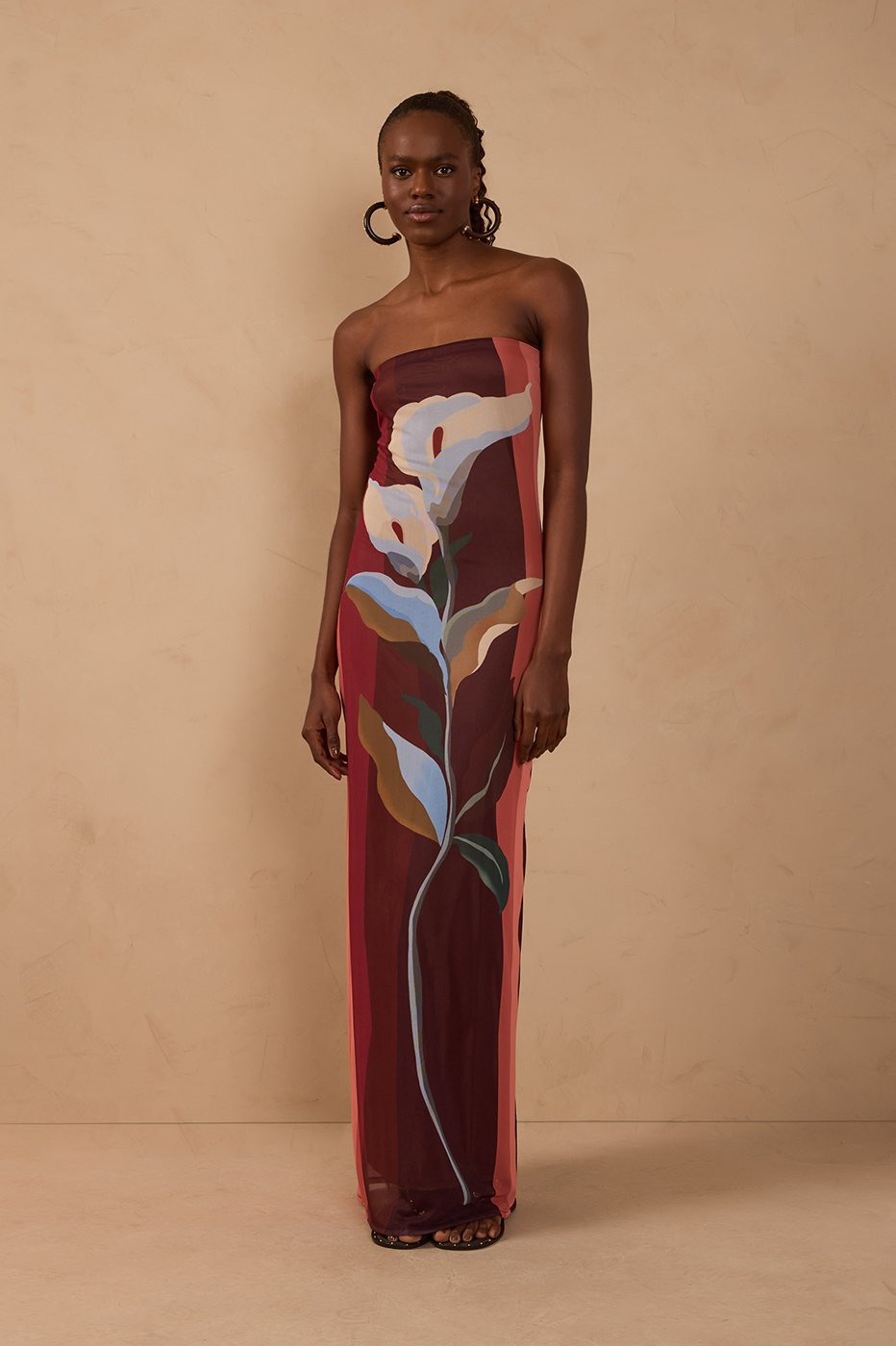 Multicolor Brisa Strapless Tulle Maxi Dress_1