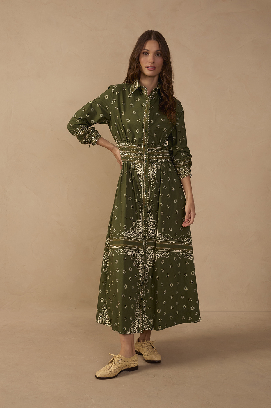 Lenço Solar Print Dress_1