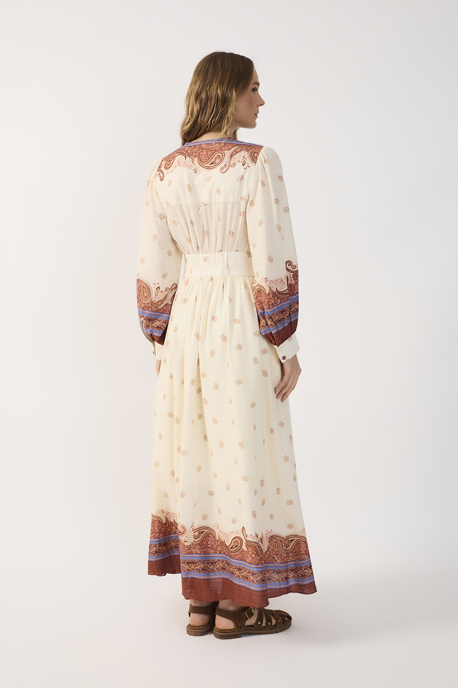 Cropped Poema Print Dress_5