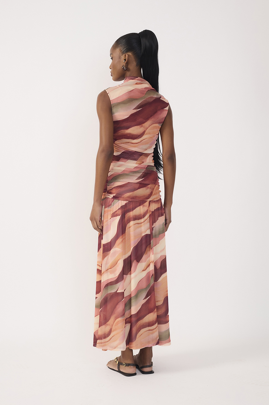 Tulle Dunas Print Dress_5