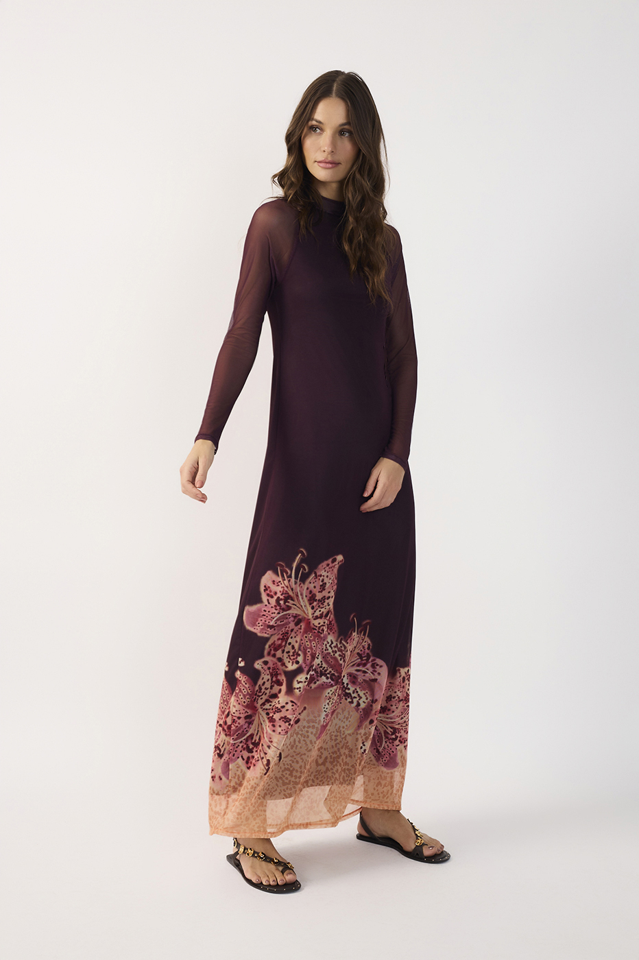 Tulle Botânica Print Dress_2