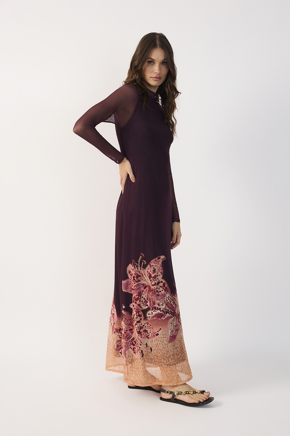 Tulle Botânica Print Dress_3