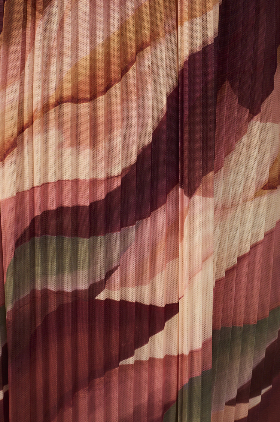 Pleated Tulle Dunas Print Dress_7