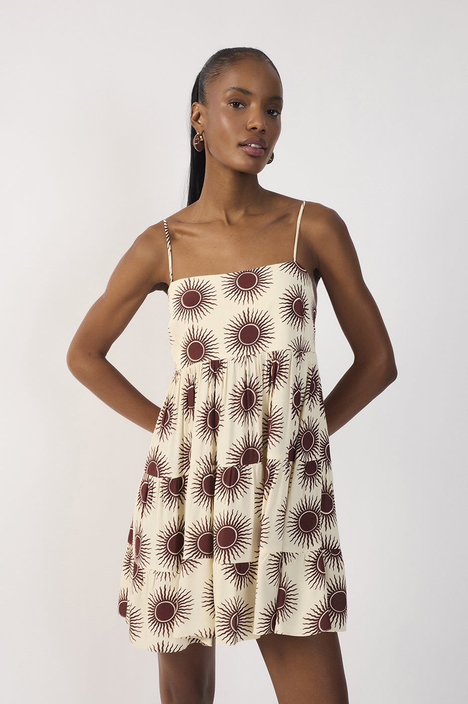 Solaris Print Short Dress_3