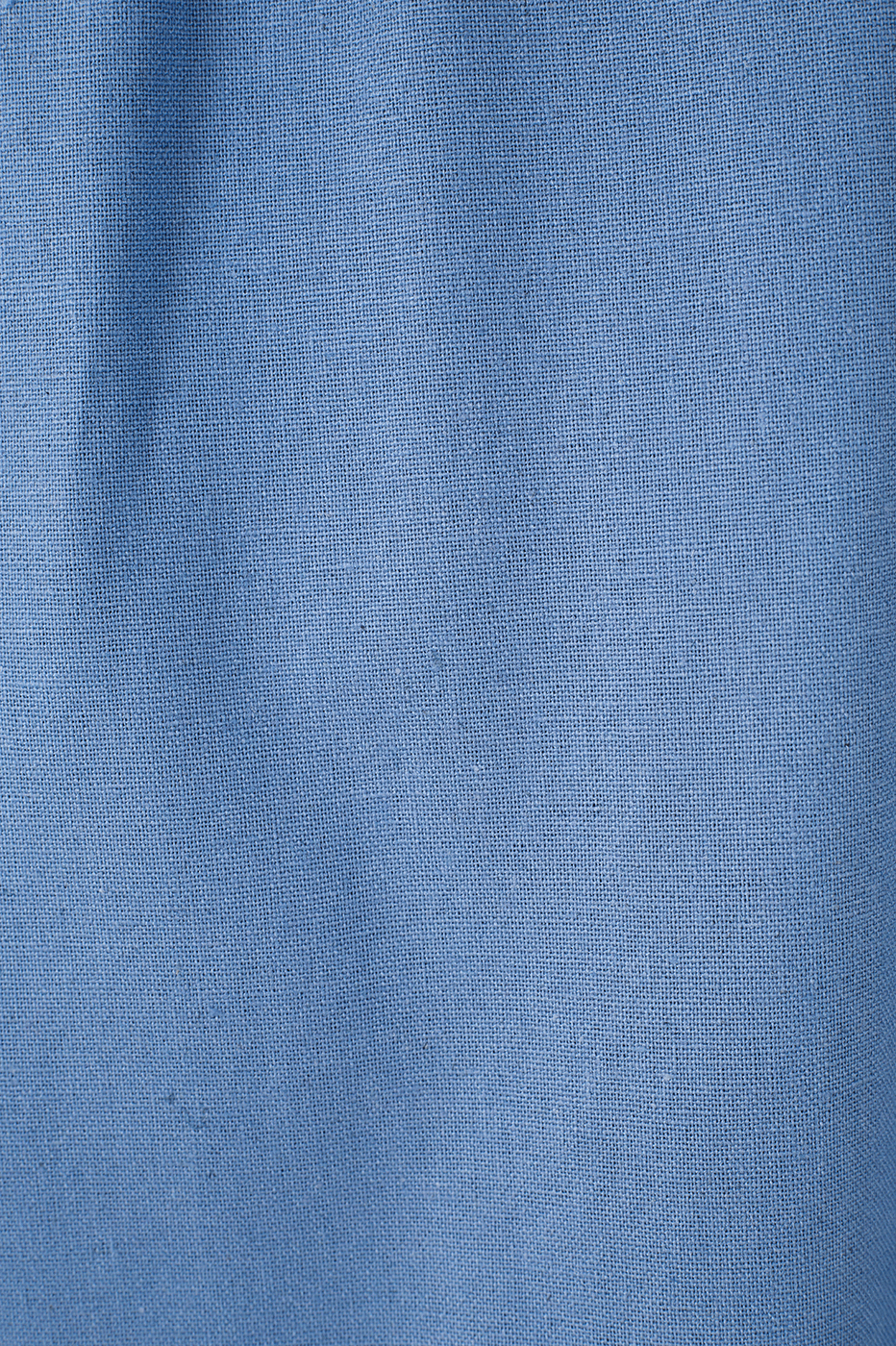 Blue Sleeveless Ruched Bodice Midi Dress