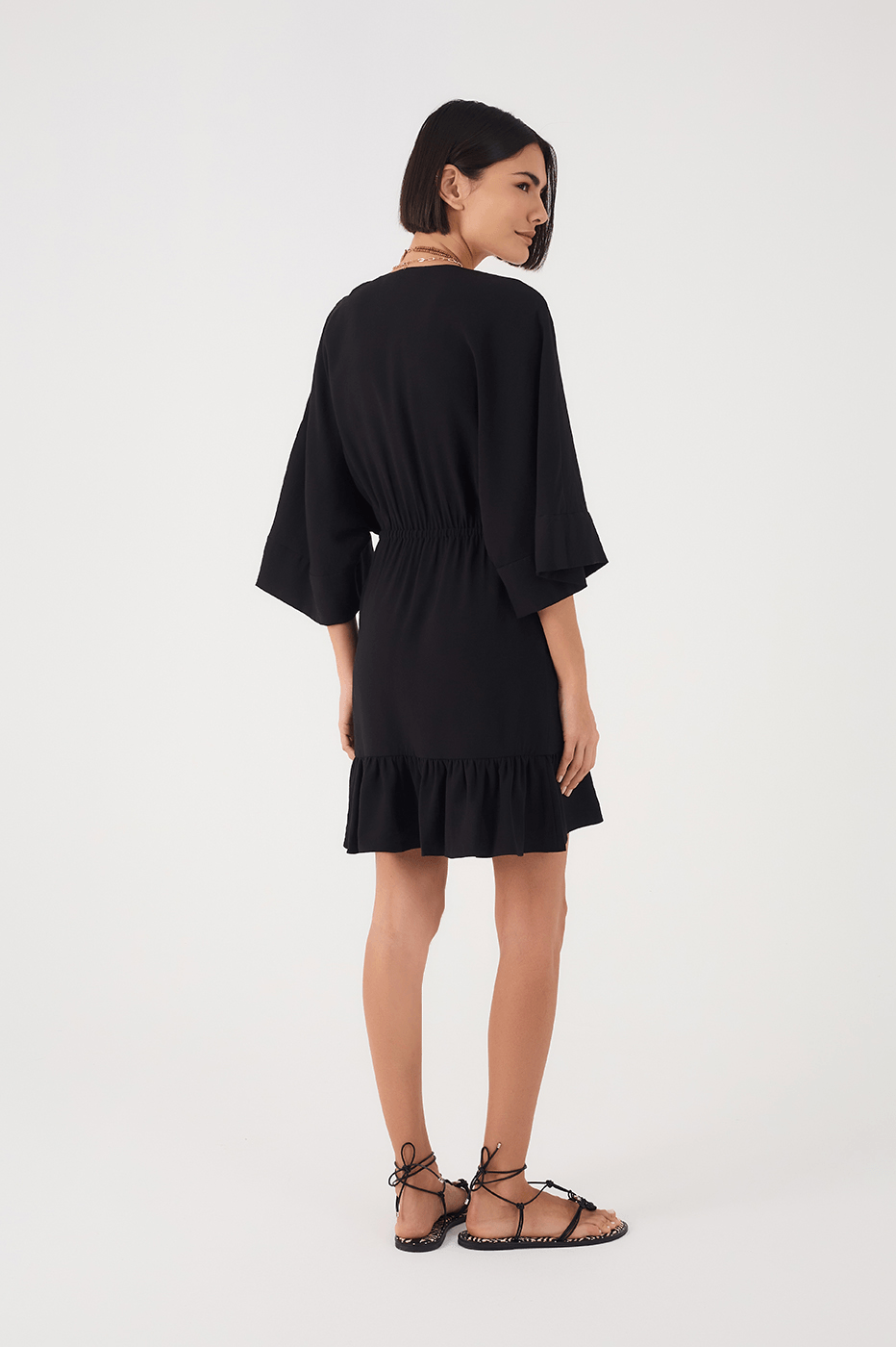 kimono sleeve dress short Short Kimono Dress Pink