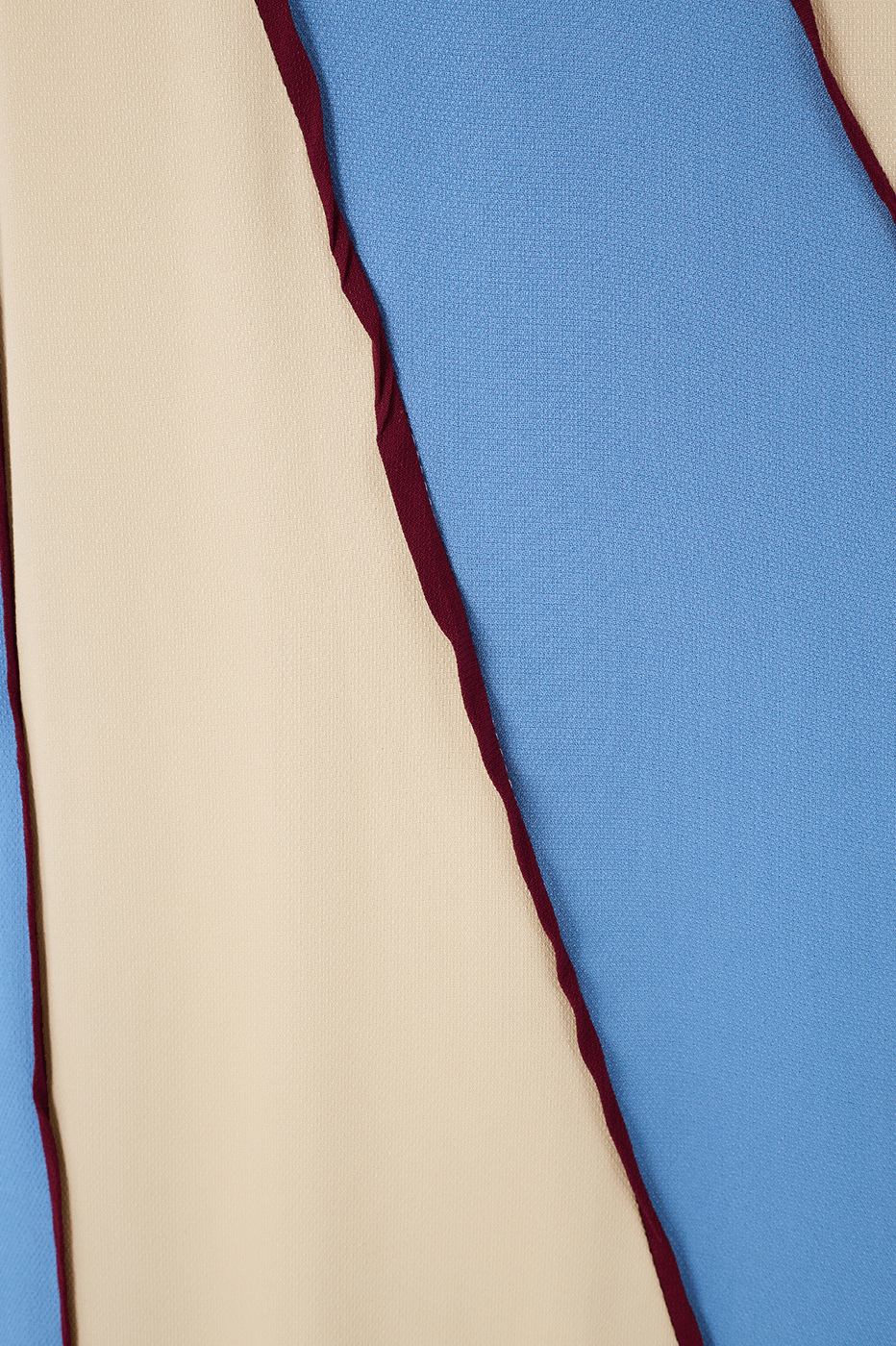 Blue One-Shoulder Recortes Maxi Dress