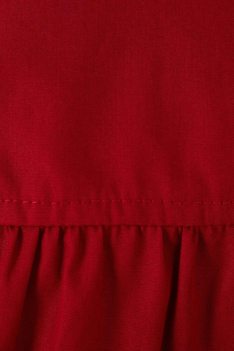 Red Encanto Two-in-One Set Cotton Maxi Dress