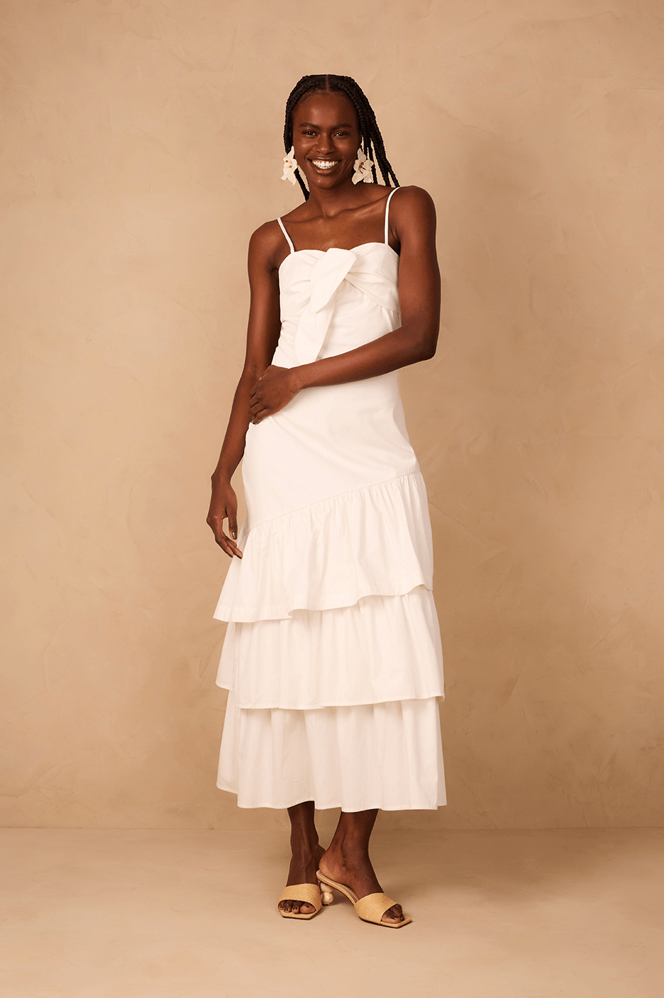 Cotton Ruffle Dress