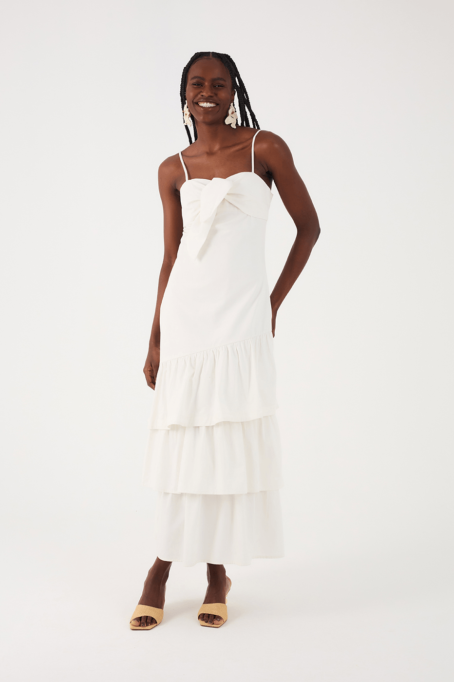 Cotton Ruffle Dress
