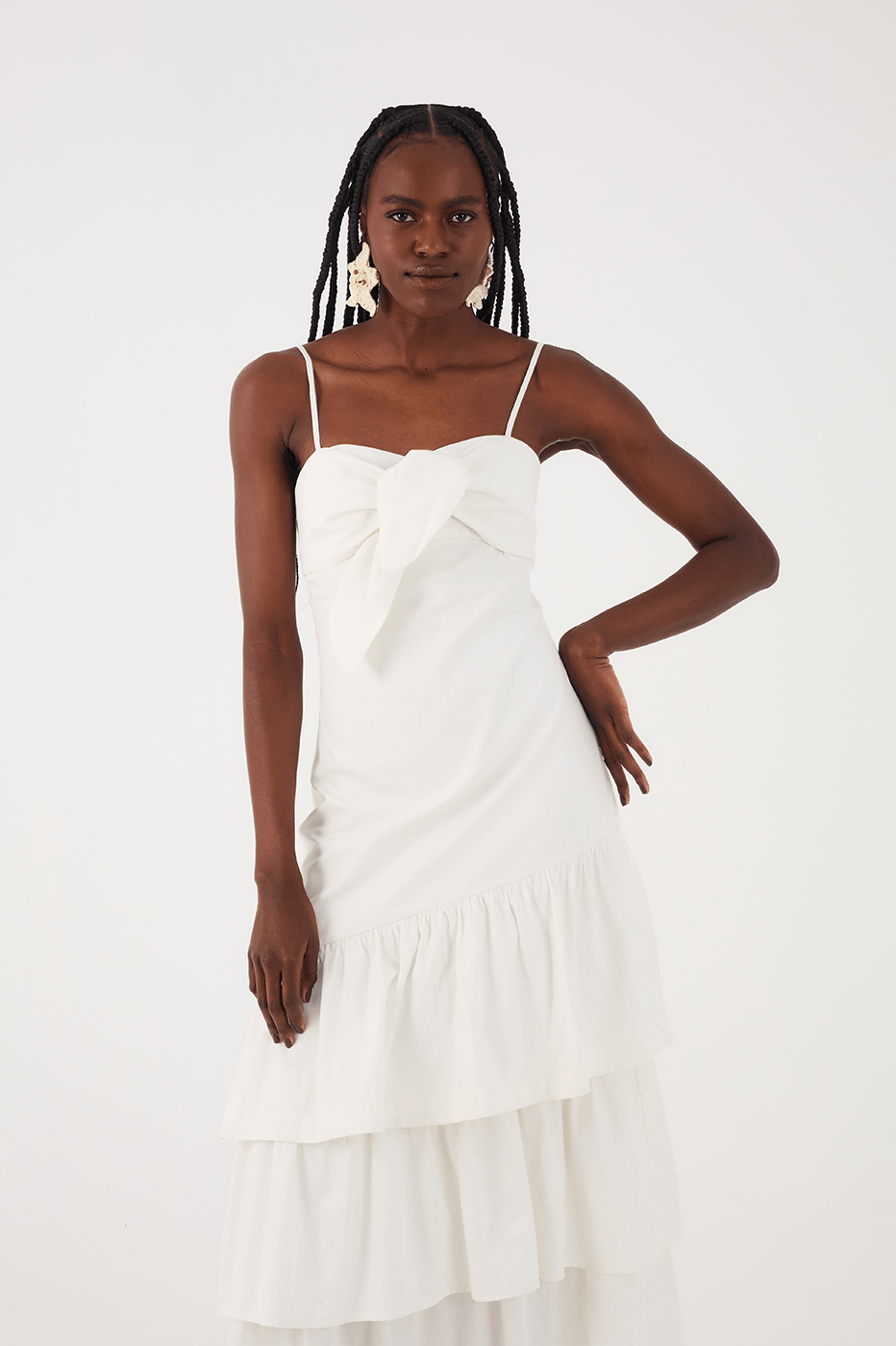 Cotton Ruffle Dress