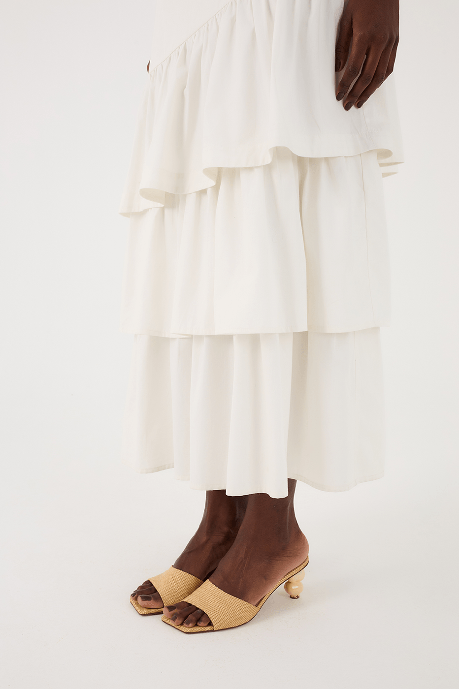 Cotton Ruffle Dress