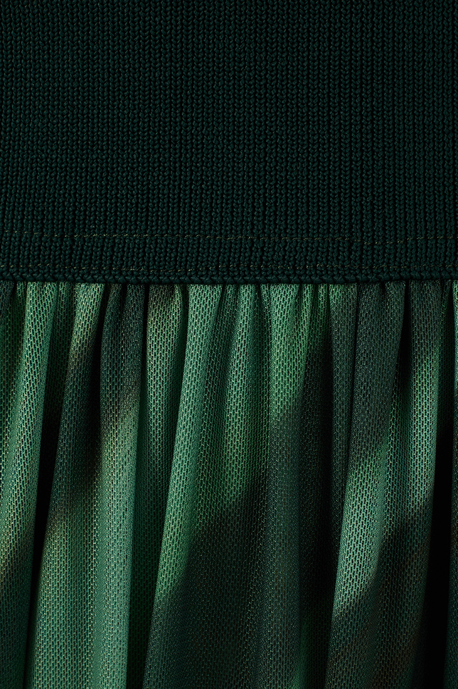 Green Floresta Tricot Top Sleeveless Maxi Dress