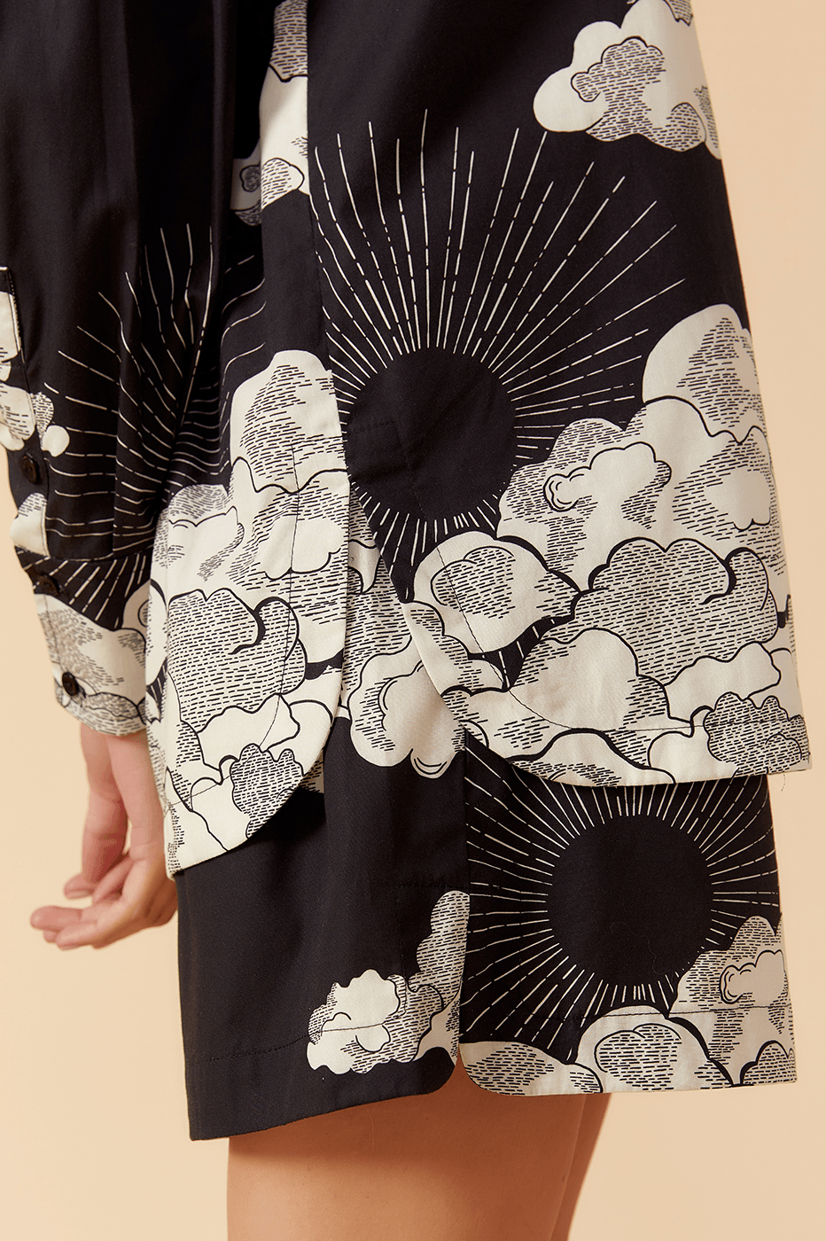 Tricoline Sky Print Shirt_5