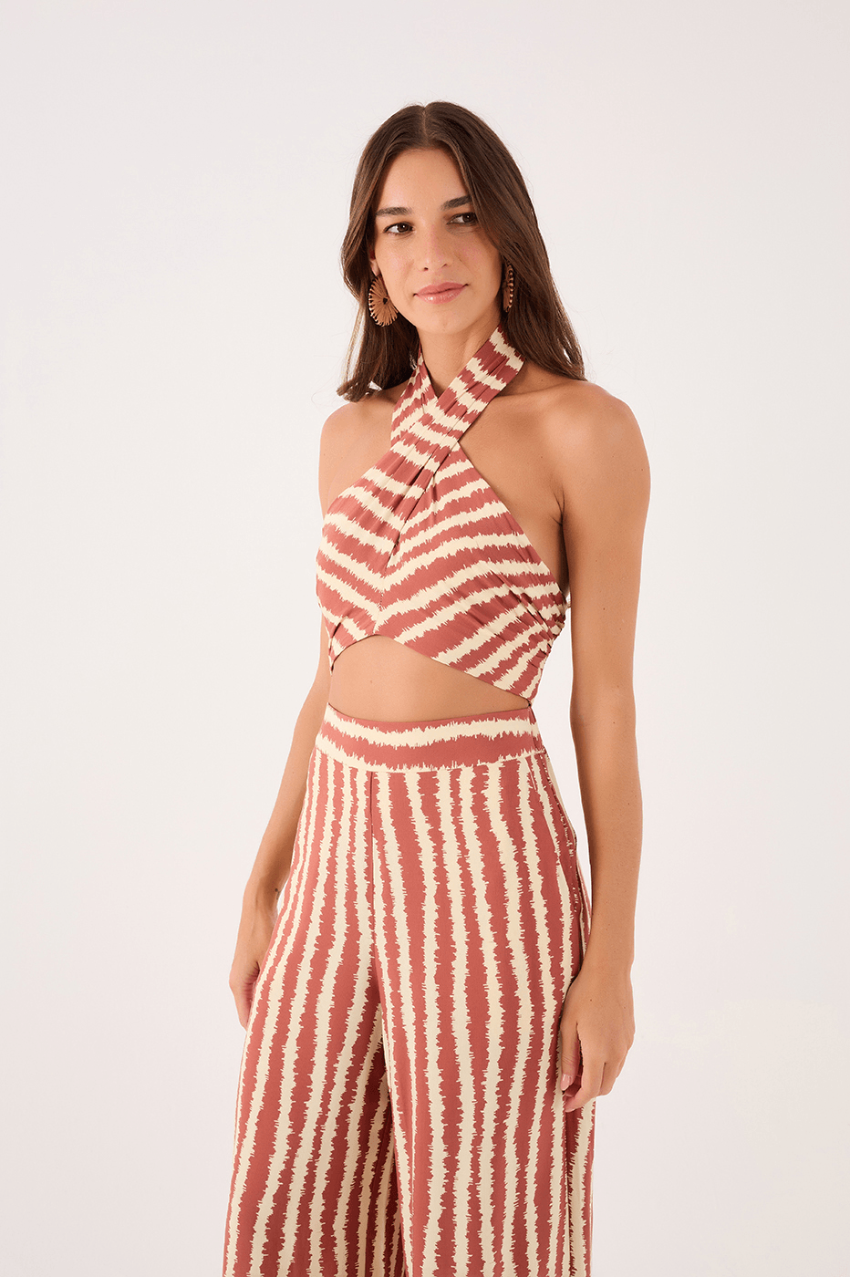 Crossover Crepe Top In Caraíva Print_1