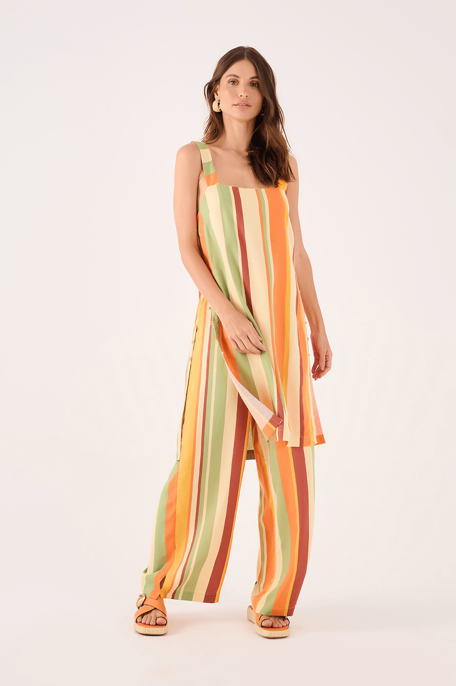 Linen Tunic In Calm Print_2