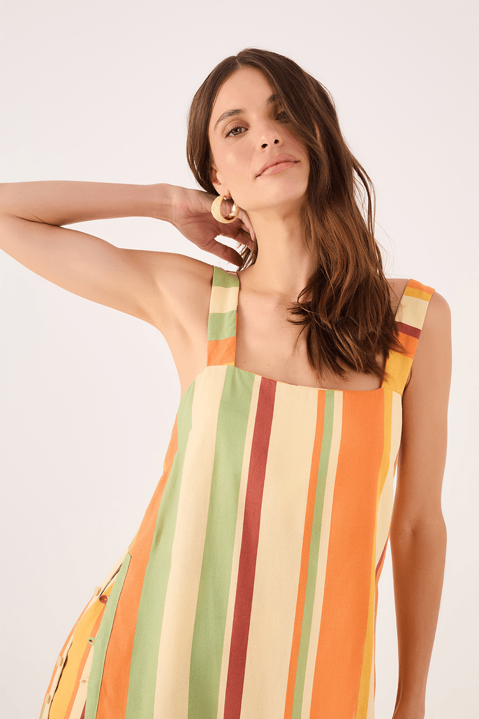 Linen Tunic In Calm Print_3