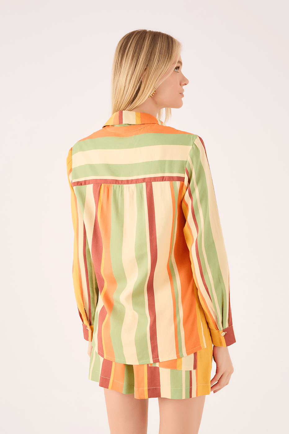 Linen Shirt In Calm Print_5