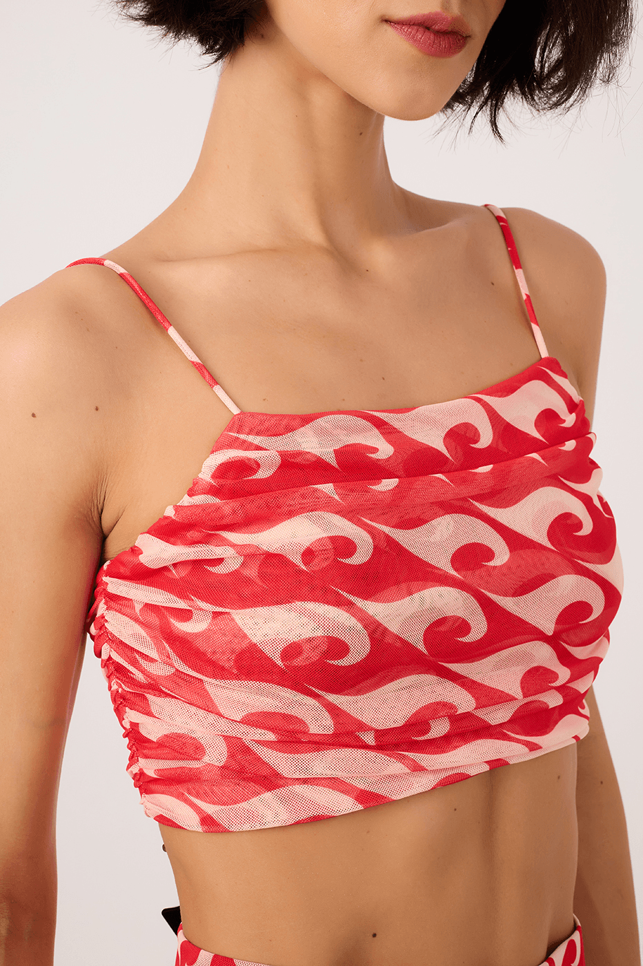 Wave Mesh Crop Top_4