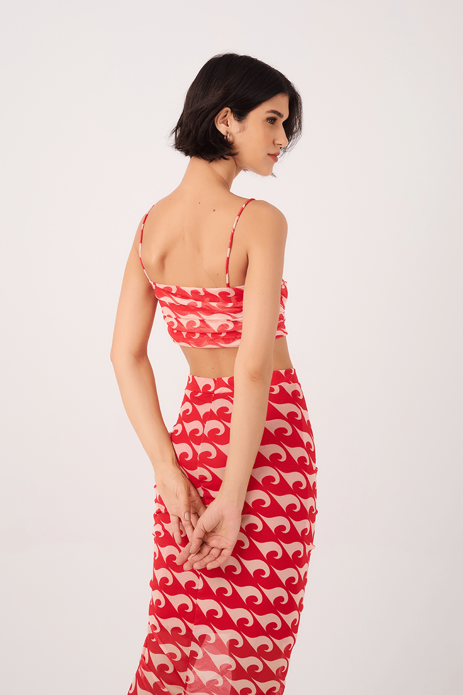 Wave Mesh Crop Top_5