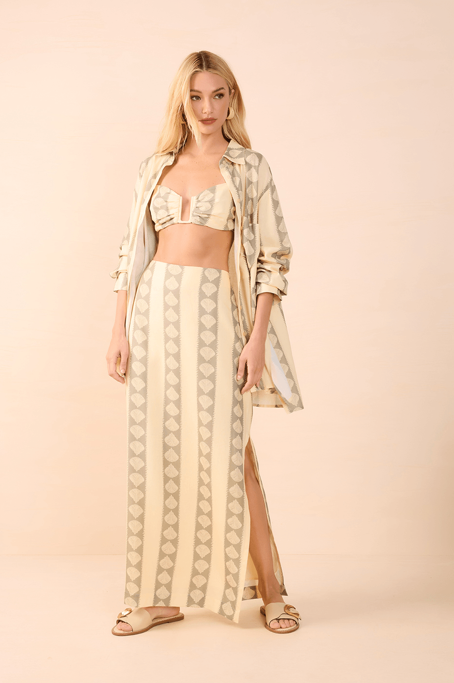 Linen Atins Print Top_1