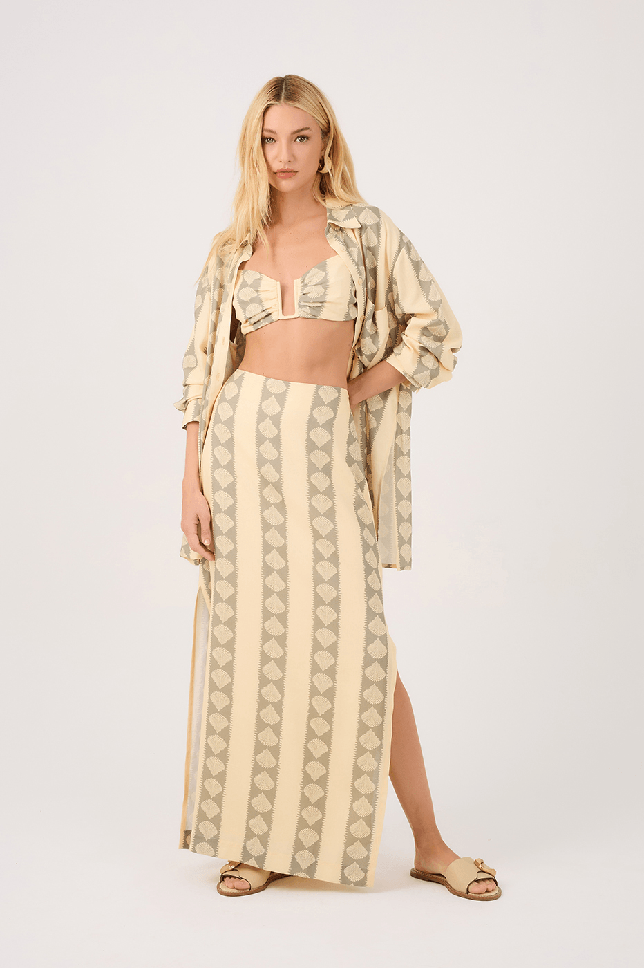 Linen Atins Print Top_2