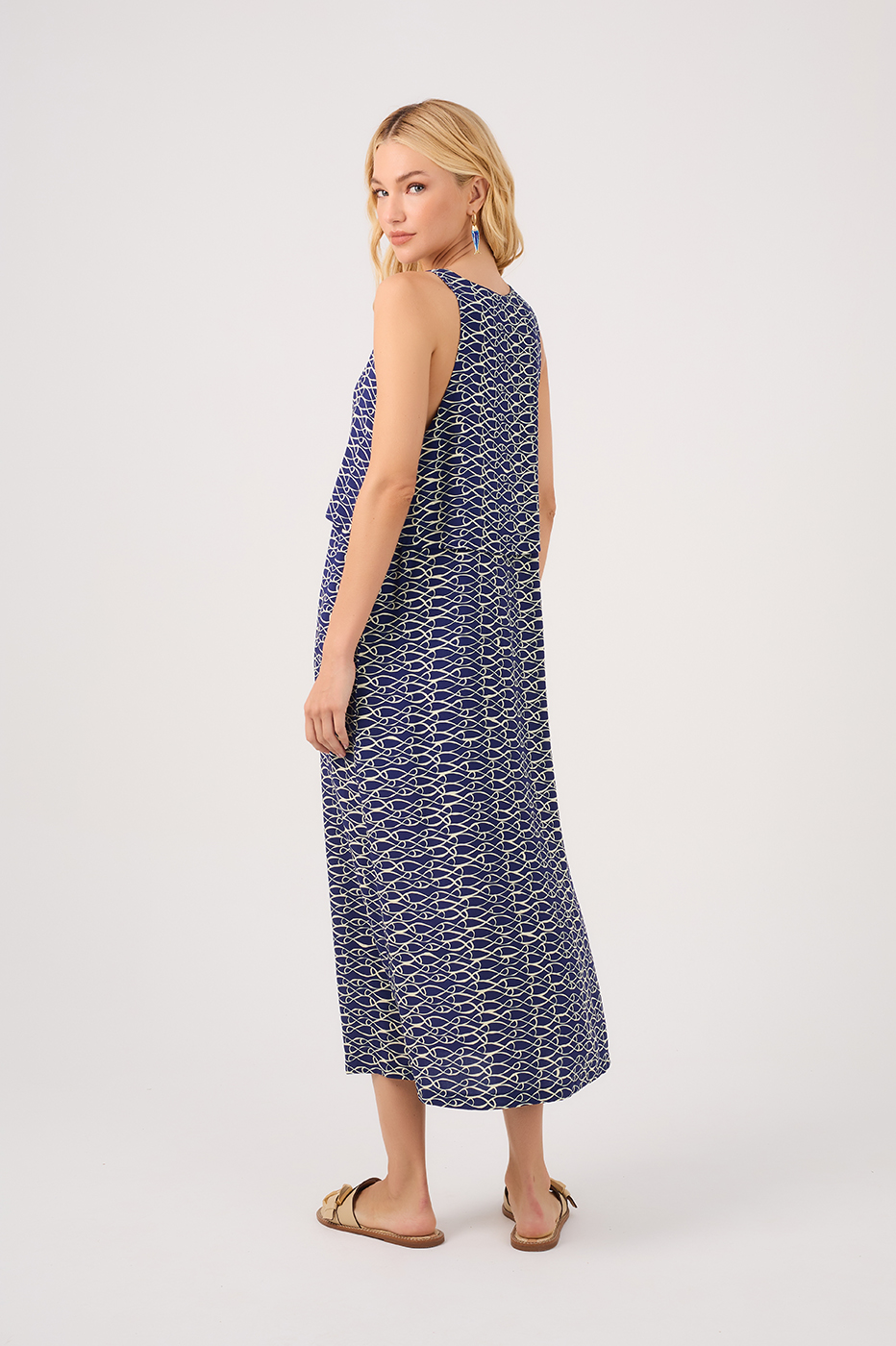 Net Print Tunic Vest_5