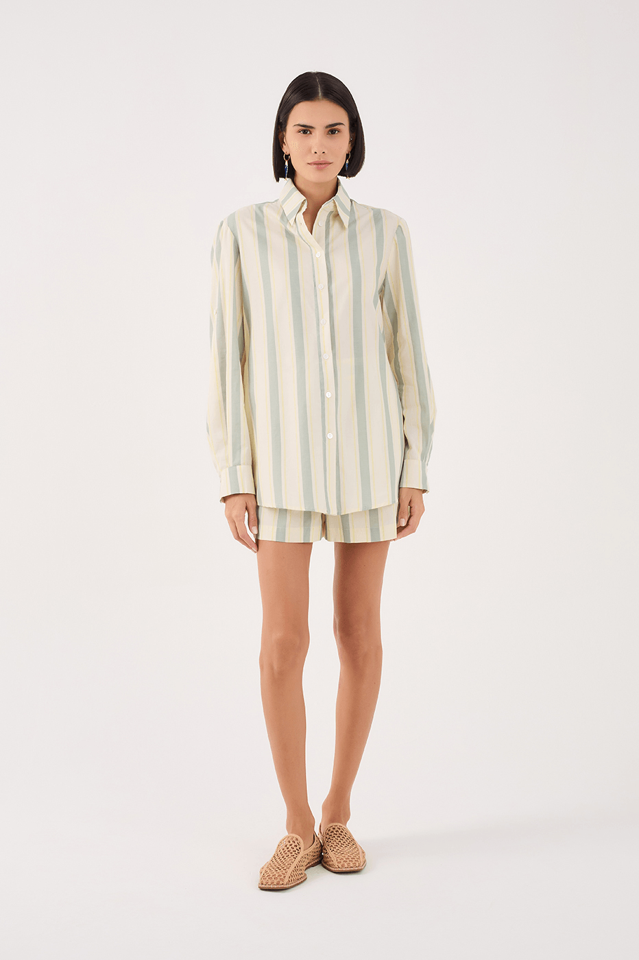 Ostra Stripe Print Shirt