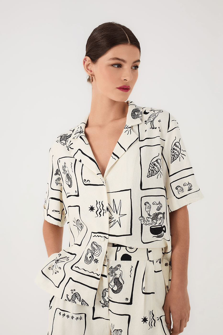 Iara Print Shirt