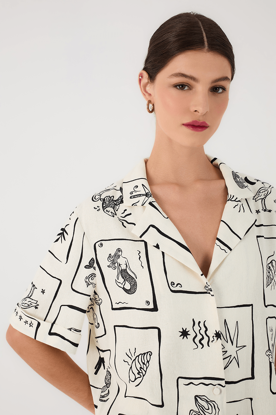Iara Print Shirt