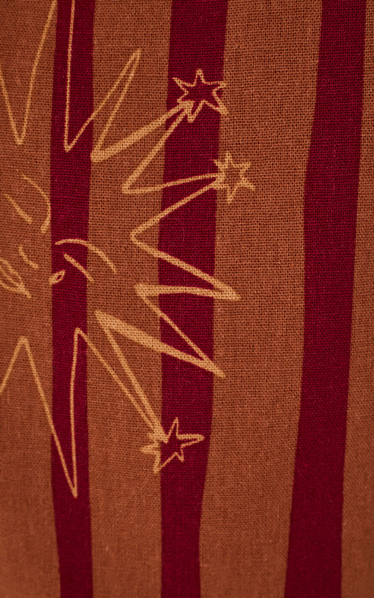 Brown Encanto Square Neck Buttoned Sleeveless Blouse