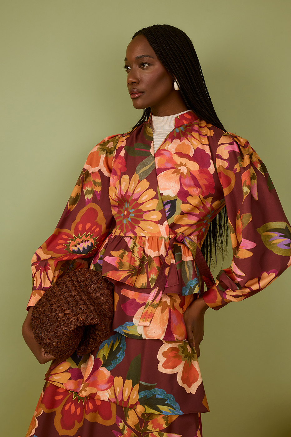 Garden Wrap Blouse