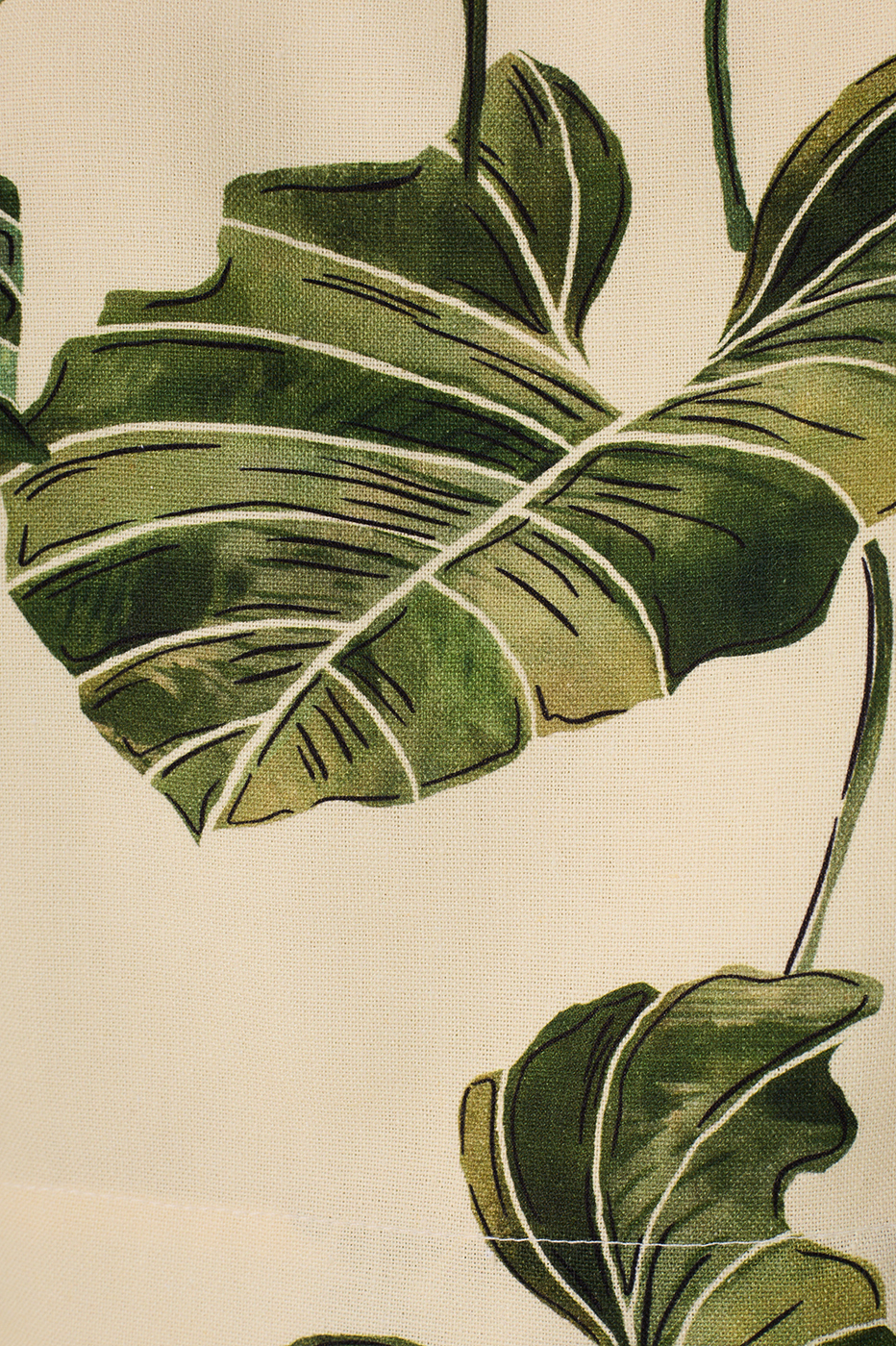 Linen Print Folhar Top_6