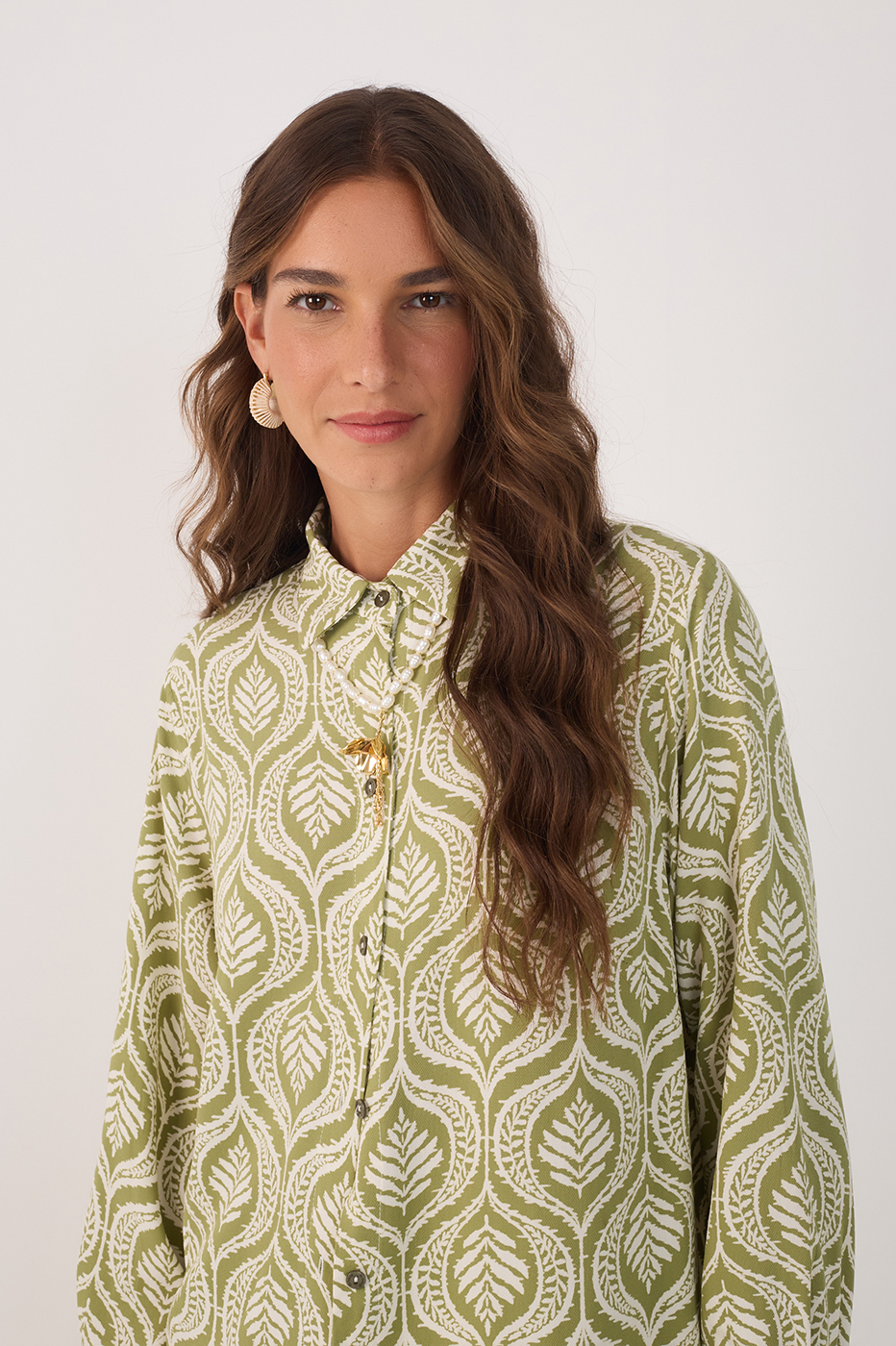 Camisa Crepe Print Jardim_3