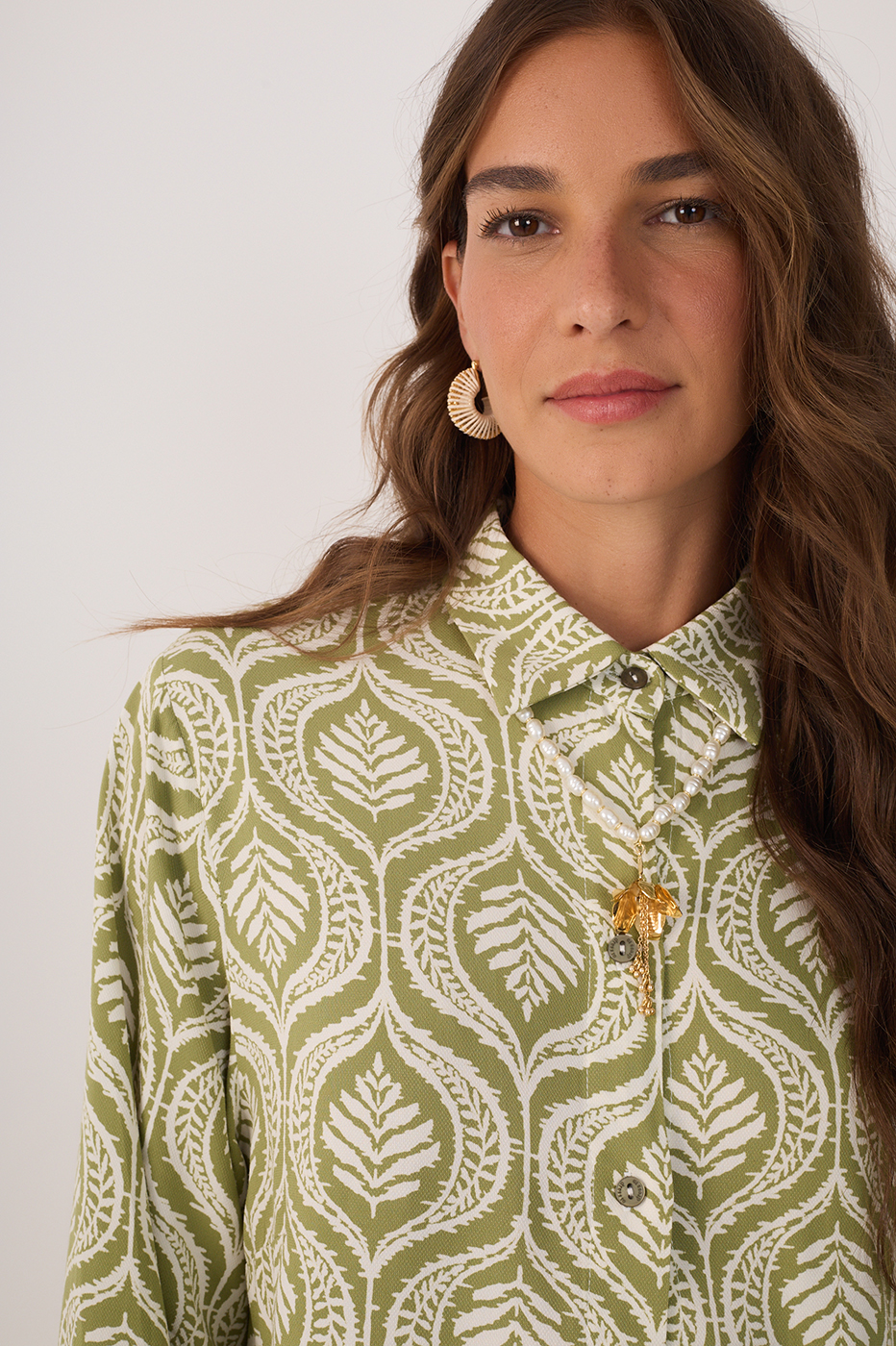 Camisa Crepe Print Jardim_4