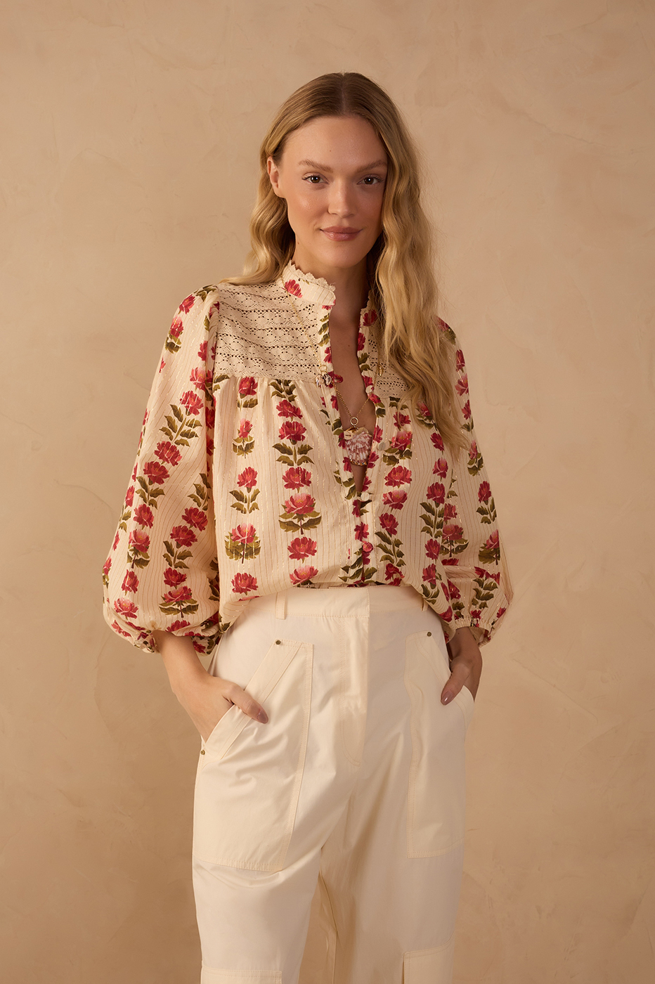 Lurex Camélia Print Tunic_1