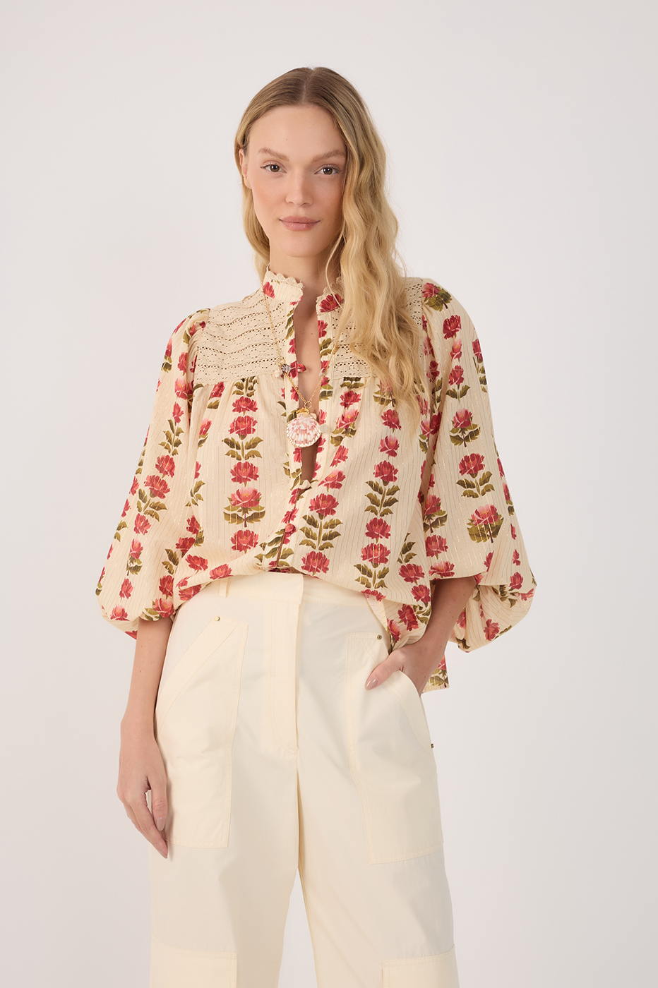 Lurex Camélia Print Tunic_2