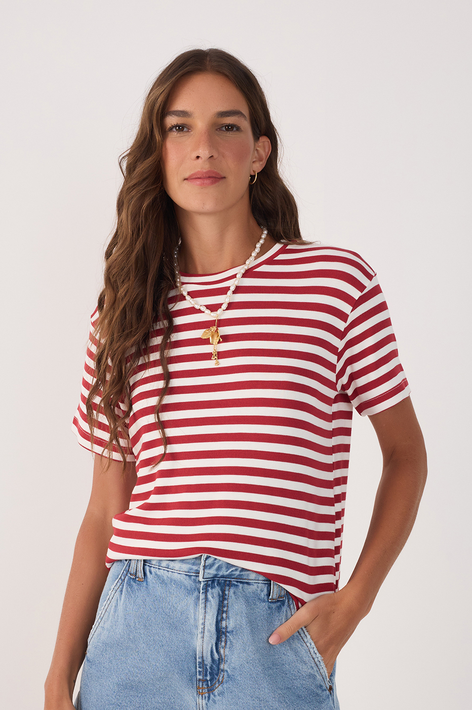 T-shirt Estampa Listra Entardecer