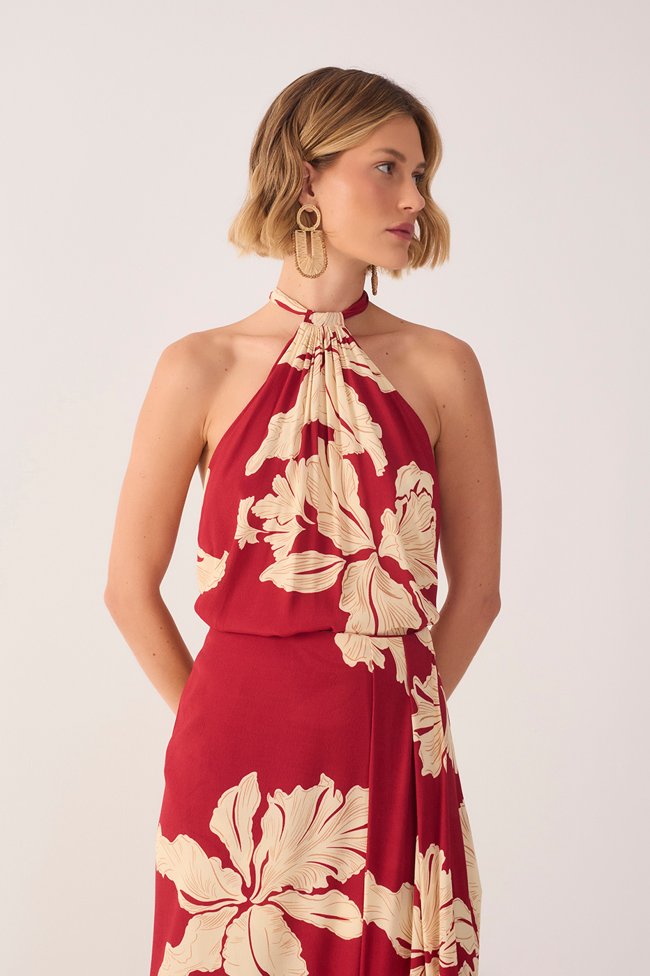 Petala Vermelha Print Blouse_2