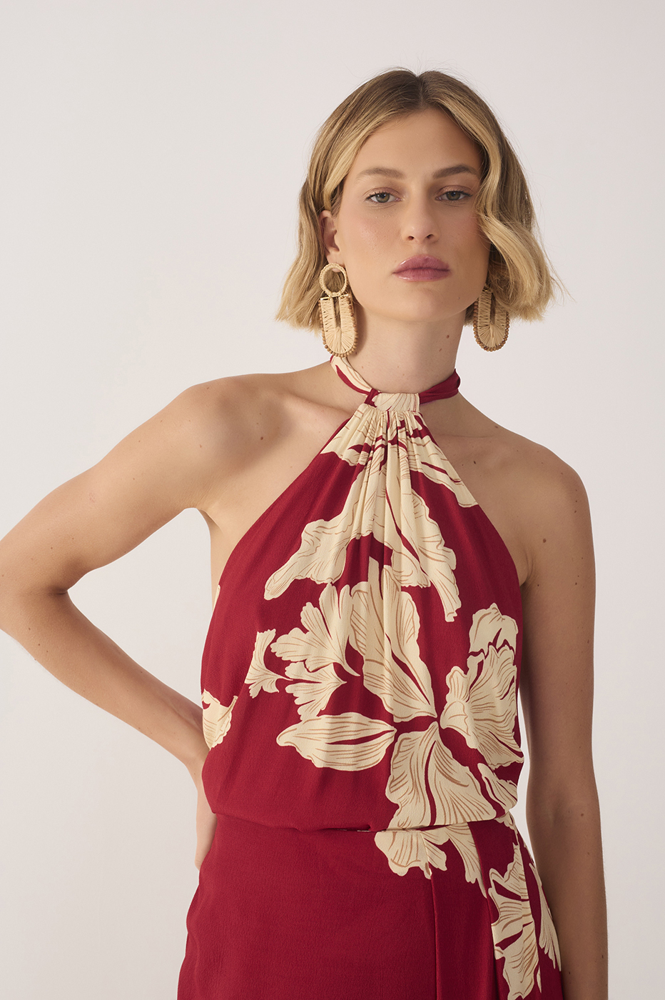 Petala Vermelha Print Blouse